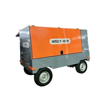Compressor d'aire portàtil dièsel de quatre rodes de 15 bars